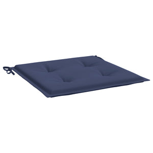 vidaXL Palettenkissen 4 Stk. Marineblau 40x40x3 cm Oxford-Gewebe