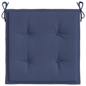 vidaXL Palettenkissen 4 Stk. Marineblau 50x50x3 cm Oxford-Gewebe