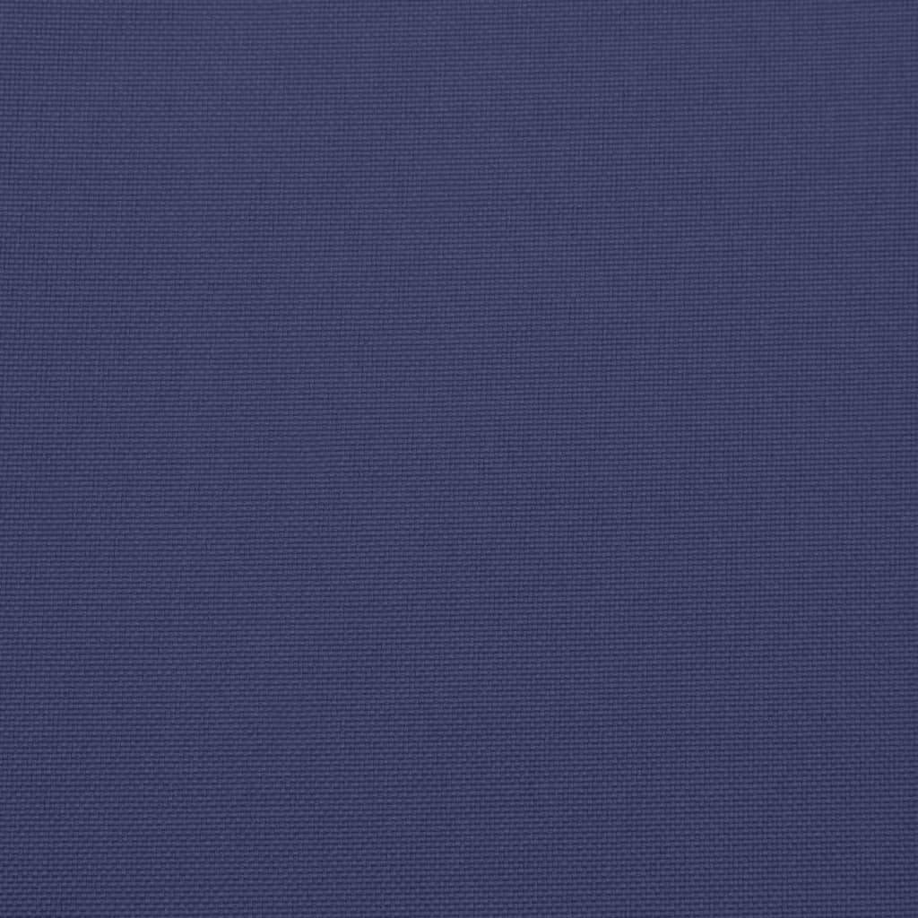 vidaXL Palettenkissen 2 Stk. Marineblau Stoff