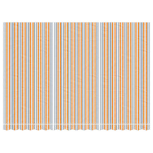 vidaXL Markisenbespannung Mehrfarbig Gestreift 4,5x3 m