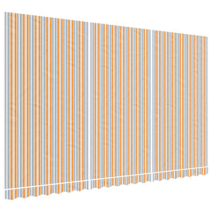 vidaXL Markisenbespannung Mehrfarbig Gestreift 5x3 m