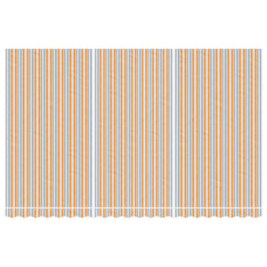 vidaXL Markisenbespannung Mehrfarbig Gestreift 5x3 m