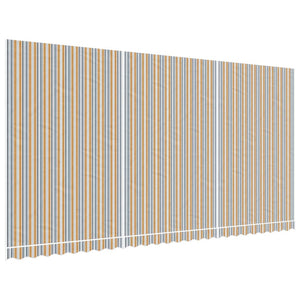vidaXL Markisenbespannung Mehrfarbig Gestreift 6x3 m