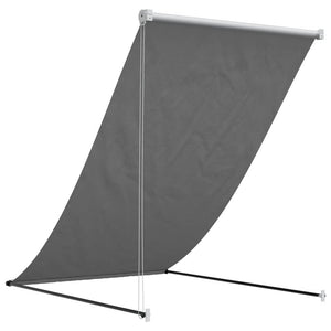 vidaXL Markise Einziehbar Anthrazit 100x150 cm Stoff und Stahl