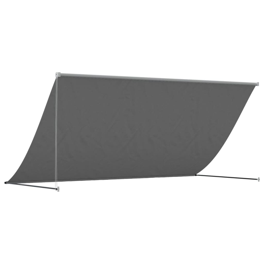 vidaXL Markise Einziehbar Anthrazit 300x150 cm Stoff und Stahl