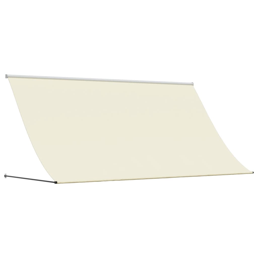 vidaXL Markise Einziehbar Creme 300x150 cm Stoff und Stahl