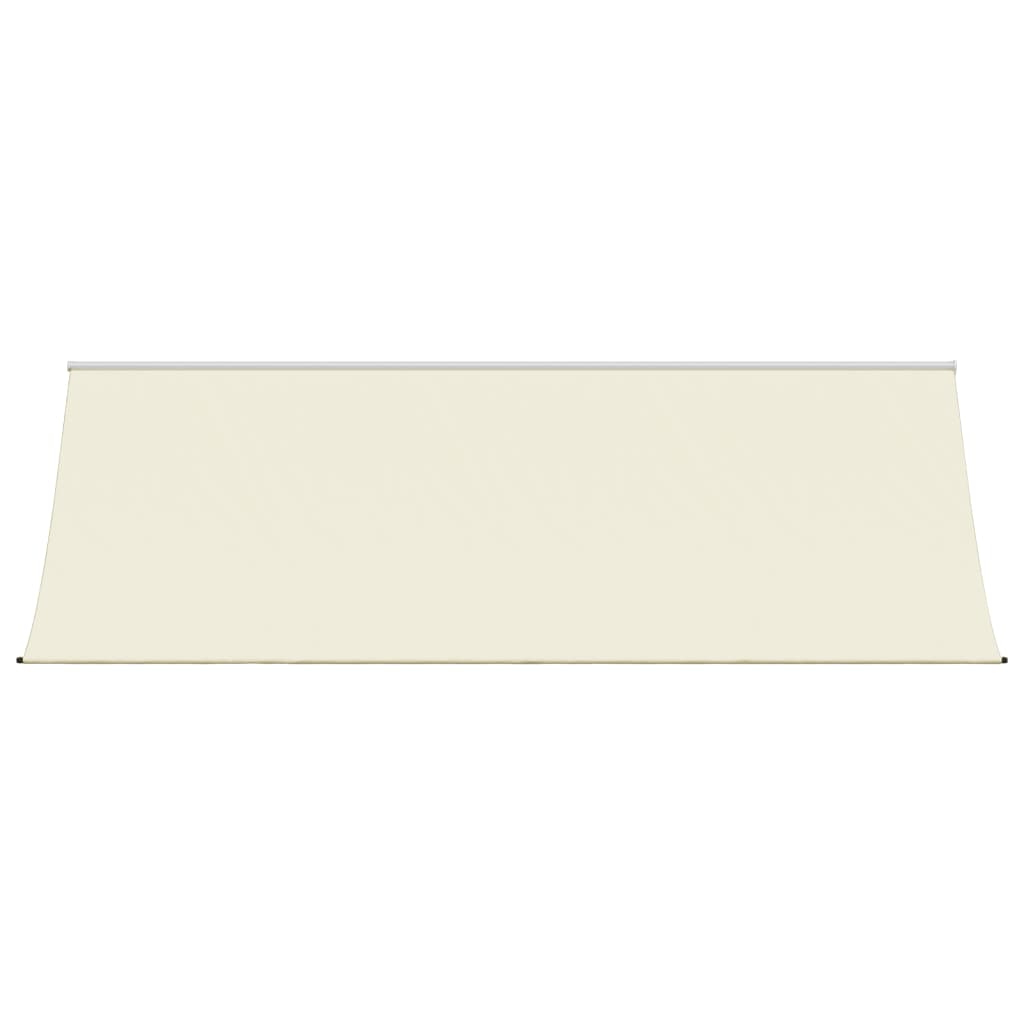 vidaXL Markise Einziehbar Creme 350x150 cm Stoff und Stahl