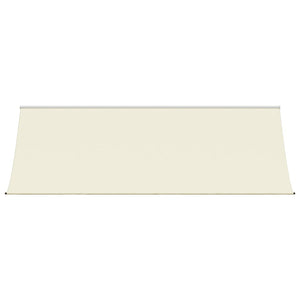 vidaXL Markise Einziehbar Creme 350x150 cm Stoff und Stahl