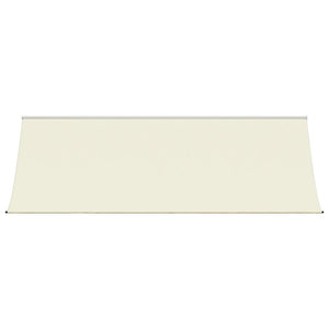 vidaXL Markise Einziehbar Creme 400x150 cm Stoff und Stahl