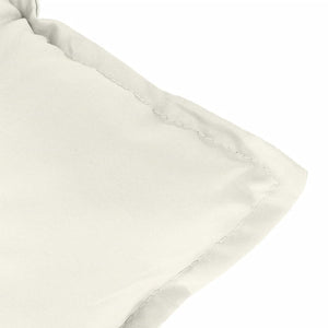 vidaXL Niedriglehner-Auflagen 2 Stk. Melange Creme 100x50x7 cm Stoff