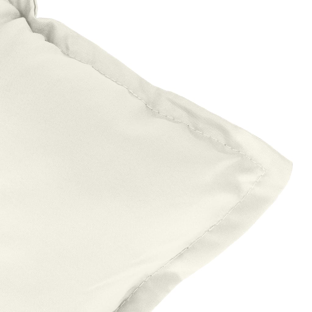 vidaXL Niedriglehner-Auflagen 6 Stk. Melange Creme 100x50x7 cm Stoff