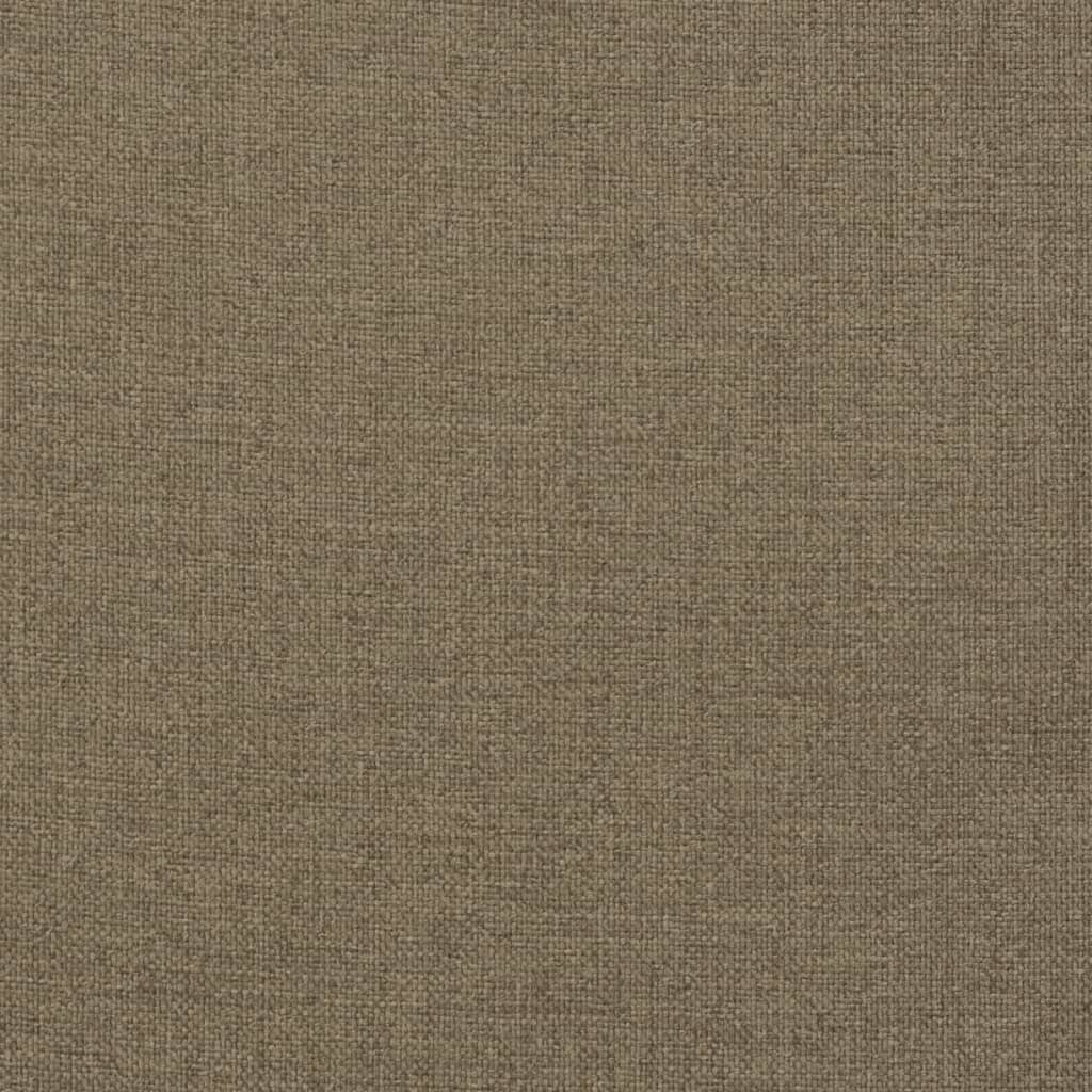 vidaXL Niedriglehner-Auflagen 2 Stk. Melange Taupe 100x50x7 cm Stoff