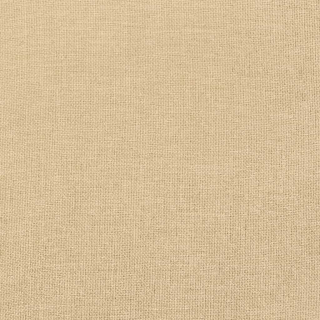 vidaXL Hochlehner-Auflagen 4 Stk. Melange Beige 120x50x4 cm Stoff