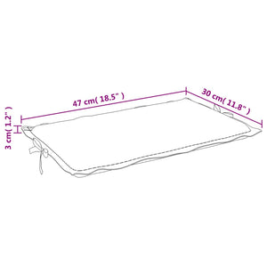 vidaXL Sonnenliegen-Auflage Melange Grün 186x58x3 cm Stoff