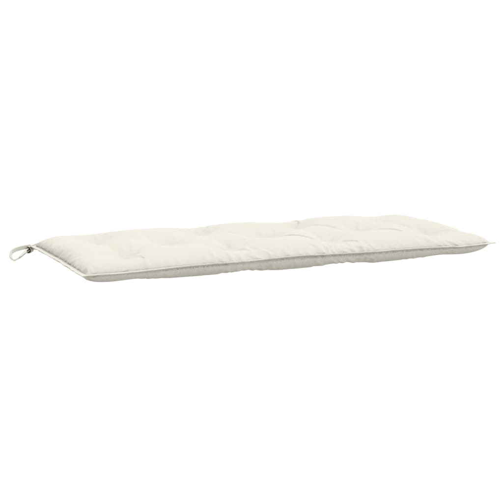 vidaXL Gartenbank-Auflage Melange Creme 120x50x7 cm Stoff