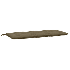 vidaXL Gartenbank-Auflage Melange Taupe 120x50x7 cm Stoff