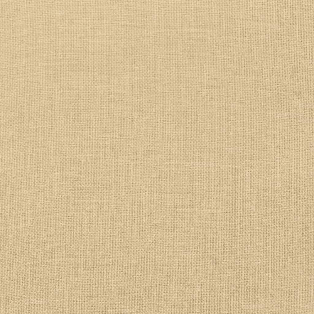 vidaXL Gartenbank-Auflagen 2 Stk. Melange Beige 120x50x7 cm Stoff