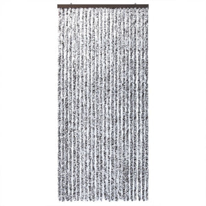 vidaXL Fliegenvorhang Braun und Beige 100x230 cm Chenille