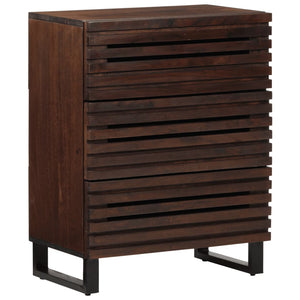 vidaXL Sideboard Braun 60x34x75 cm Massivholz Mango