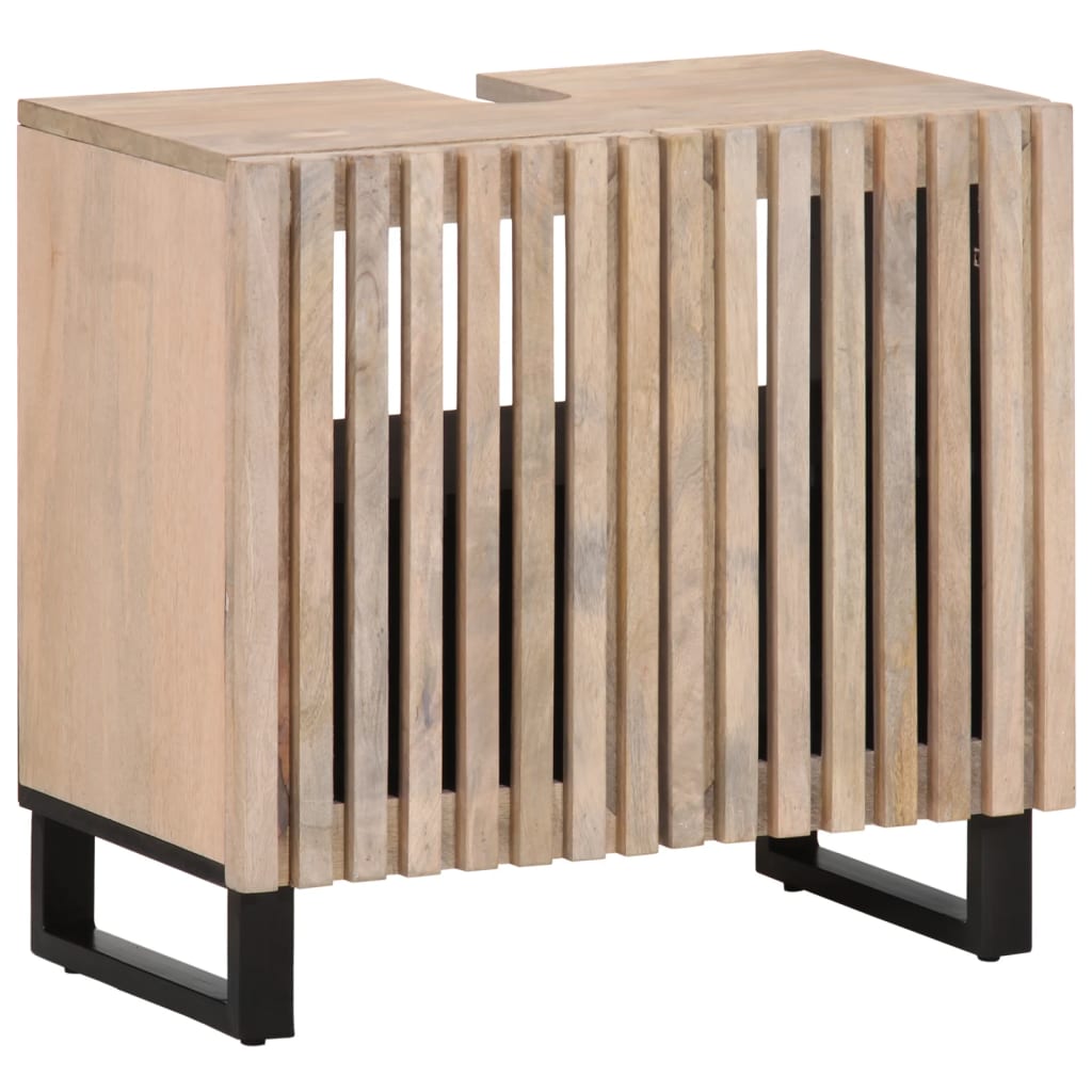 Waschbeckenunterschrank 62x34x58 cm Massivholz Mango