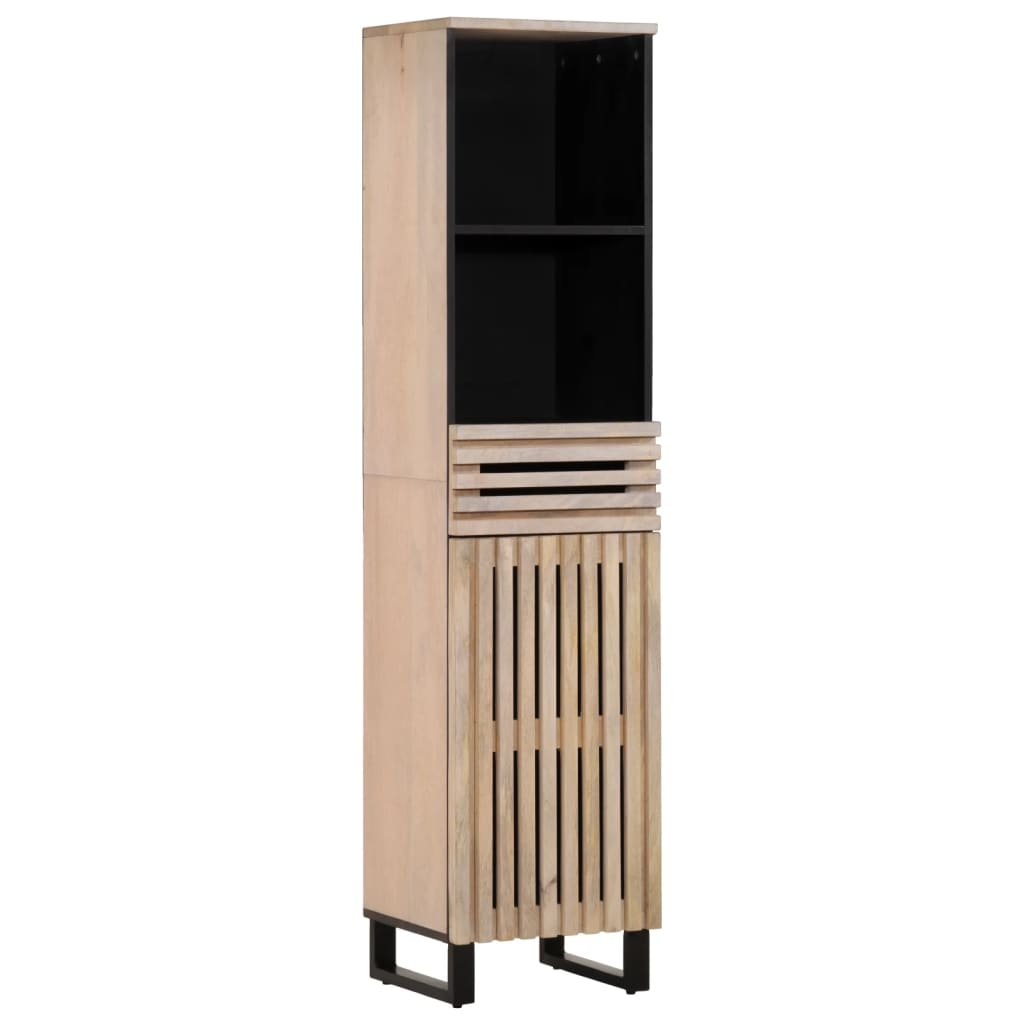 vidaXL Sideboard 38x34x160 cm Massivholz Mango