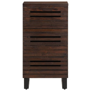 vidaXL Sideboard Braun 40x34x75 cm Massivholz Mango