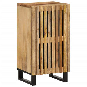 vidaXL Sideboard 40x34x75 cm Raues Massives Mangoholz