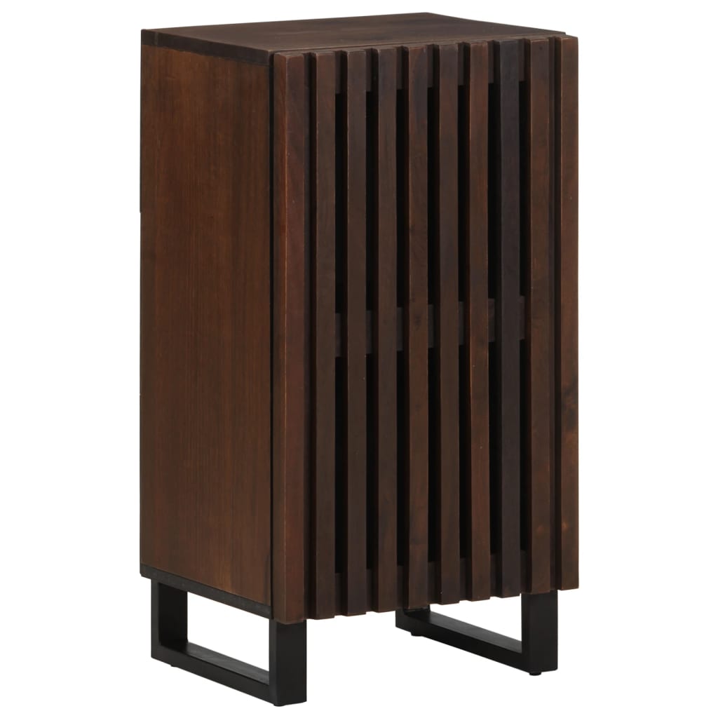 vidaXL Sideboard Braun 40x34x75 cm Massivholz Mango