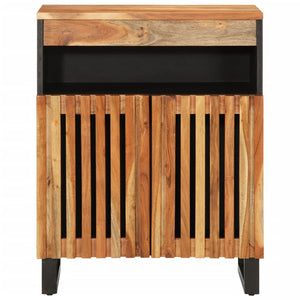 vidaXL Sideboard 60x34x75 cm Massivholz Akazie