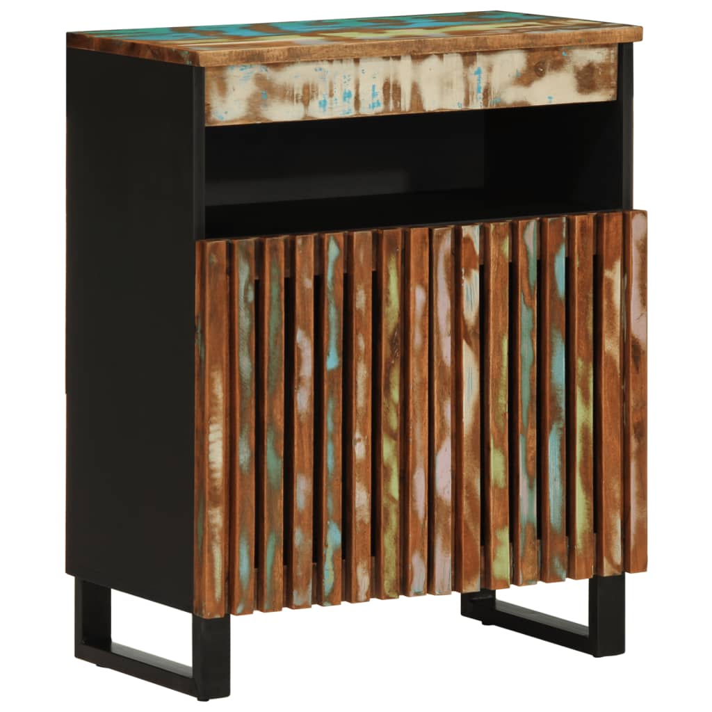 vidaXL Sideboard 60x34x75 cm Massivholz Akazie