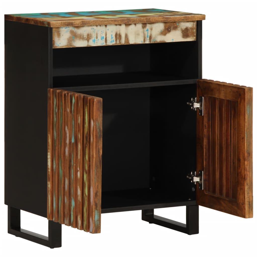 vidaXL Sideboard 60x34x75 cm Massivholz Akazie