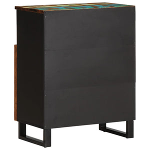 vidaXL Sideboard 60x34x75 cm Massivholz Akazie