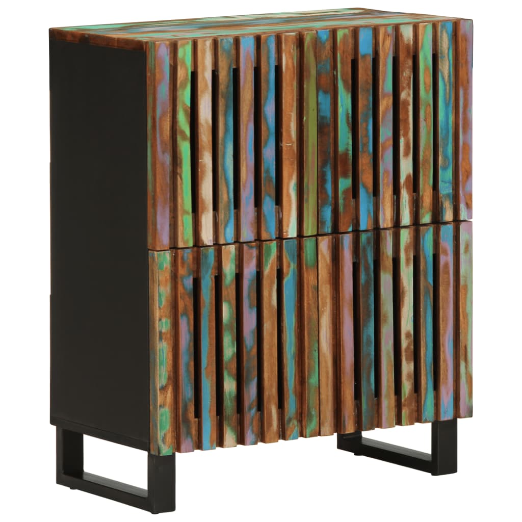 vidaXL Sideboard 60x34x75 cm Massivholz Akazie