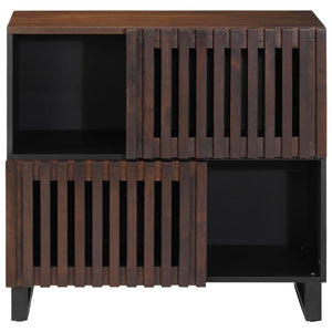 vidaXL Sideboard Braun 80x34x75 cm Massivholz Mango