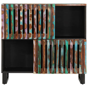 vidaXL Sideboard 80x34x75 cm Massivholz Akazie