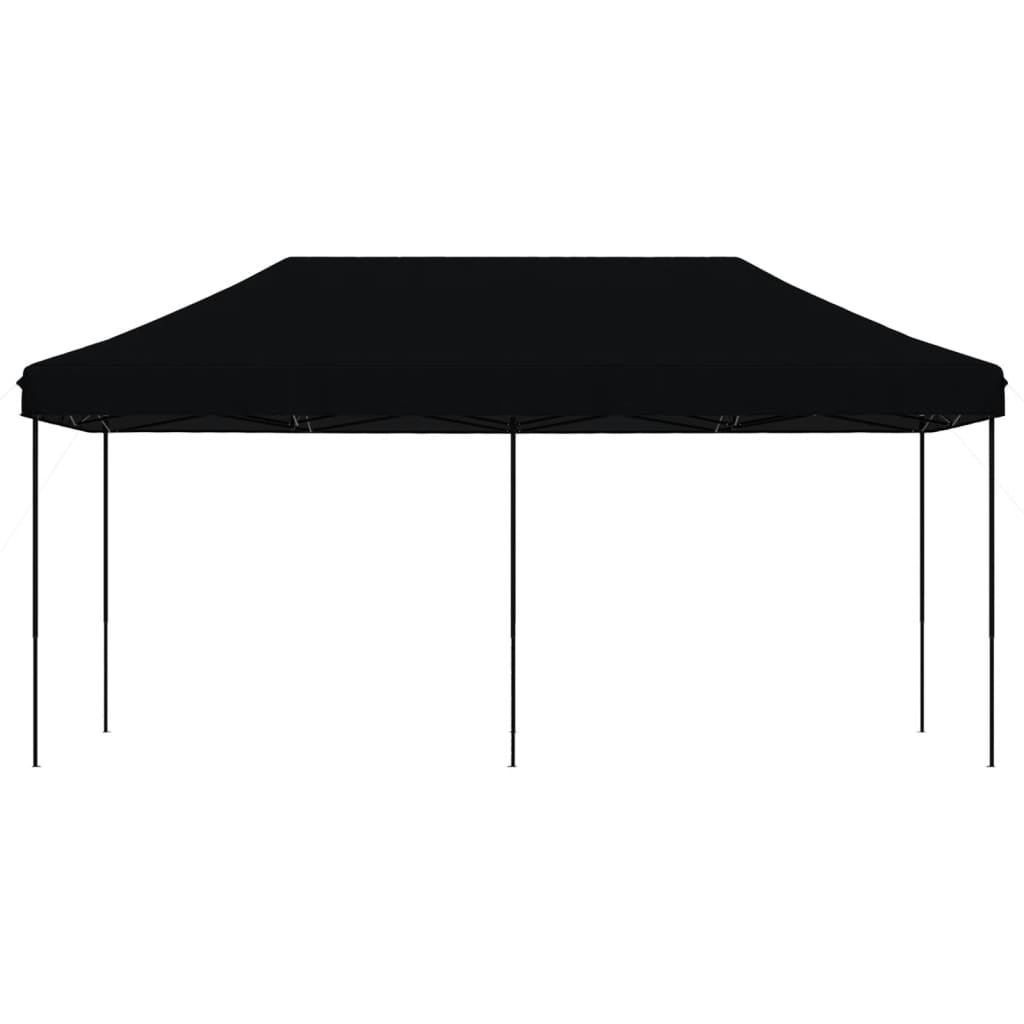 Partyzelt Faltbar Pop-Up Schwarz 580x292x315 cm