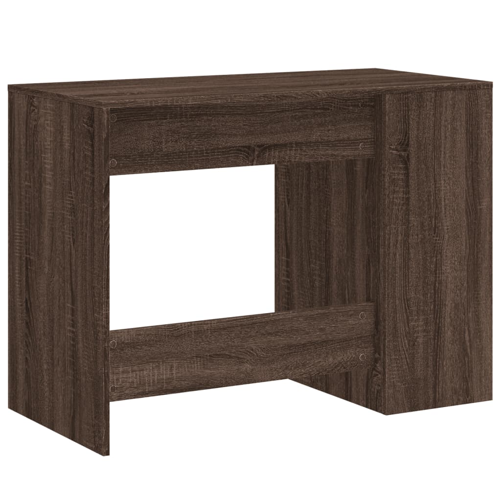 vidaXL Schreibtisch Braun Eichen-Optik 102x50x75 cm Holzwerkstoff