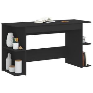 vidaXL Schreibtisch Schwarz 140x50x75 cm Holzwerkstoff