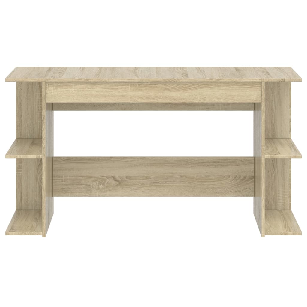 vidaXL Schreibtisch Sonoma-Eiche 140x50x75 cm Holzwerkstoff