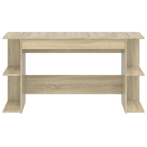 vidaXL Schreibtisch Sonoma-Eiche 140x50x75 cm Holzwerkstoff