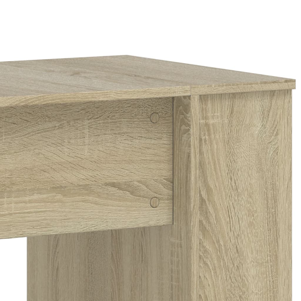 vidaXL Schreibtisch Sonoma-Eiche 140x50x75 cm Holzwerkstoff