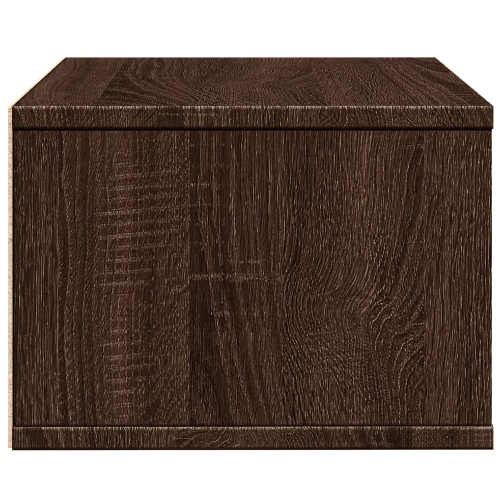 vidaXL Druckerständer Braun Eichen-Optik 40x32x22,5 cm Holzwerkstoff