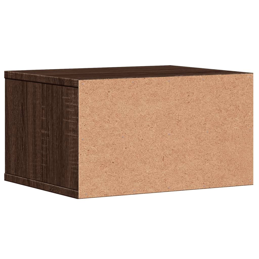 vidaXL Druckerständer Braun Eichen-Optik 40x32x22,5 cm Holzwerkstoff