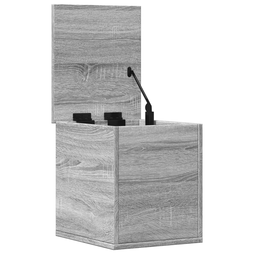 vidaXL Truhe Grau Sonoma 30x35x35 cm Holzwerkstoff