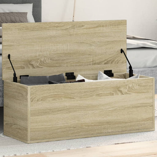 vidaXL Truhe Sonoma-Eiche 90x35x35 cm Holzwerkstoff