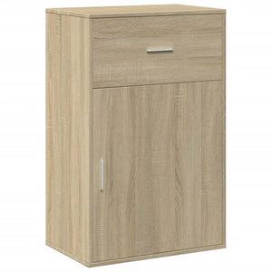 vidaXL Beistellschrank Sonoma-Eiche 56,5x39x90 cm Holzwerkstoff