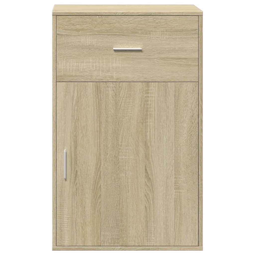 vidaXL Beistellschrank Sonoma-Eiche 56,5x39x90 cm Holzwerkstoff