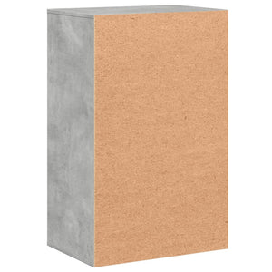 vidaXL Beistellschrank Betongrau 56,5x39x90 cm Holzwerkstoff