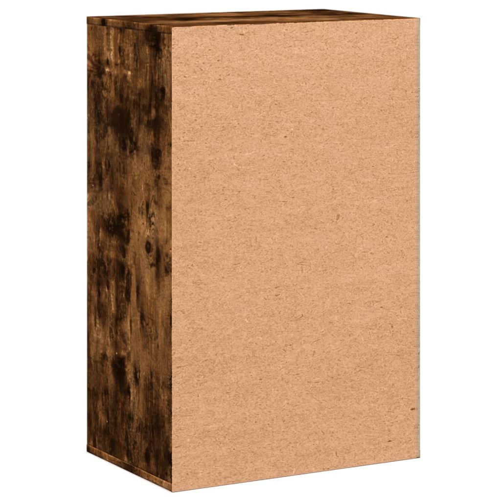 vidaXL Beistellschrank Räuchereiche 56,5x39x90 cm Holzwerkstoff