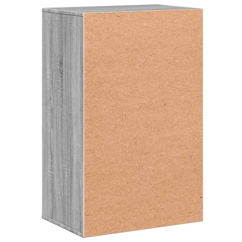 vidaXL Beistellschrank Grau Sonoma 56,5x39x90 cm Holzwerkstoff